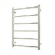 Radiant Non-Heated Towel Rail - 600 x 830mm - 6 Square Bars - Mirror Polished ｜ Ideal Bathroom Centre