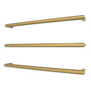 Brushed Gold 12V Single Bar Round 800mm