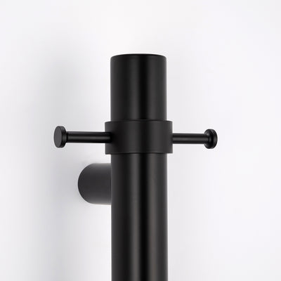 Radiant Towel Hook for Vertical Towel Bar - Matt Black