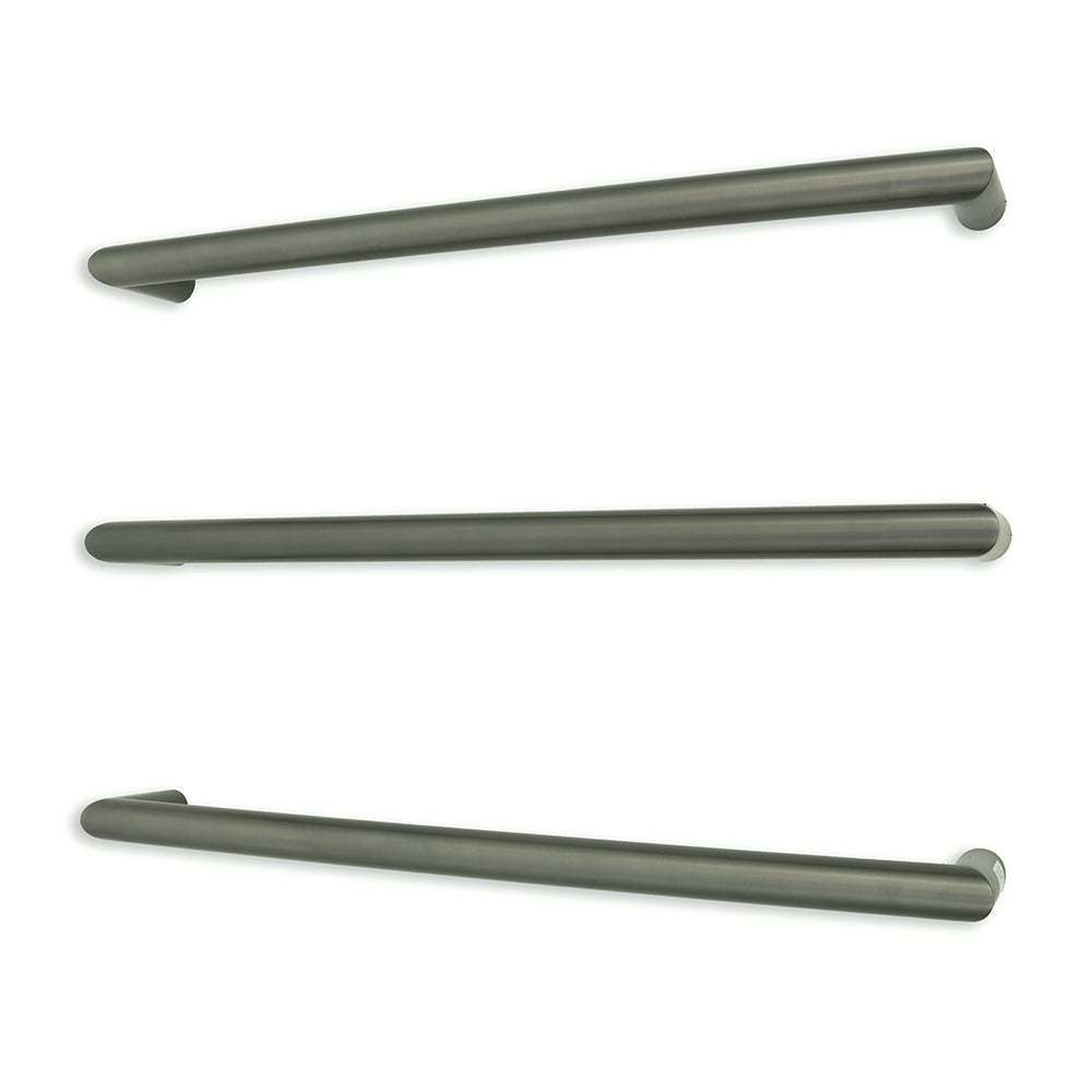 Gun Metal Grey 12V Single Bar Round 650mm