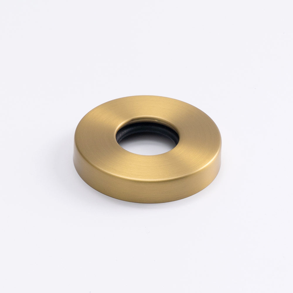 Cover Plate for Round Bar Ladder Rails - Brushed Gold