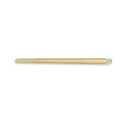 Non-Heated Light Gold Single Round Bar Towel Rail - 650mm