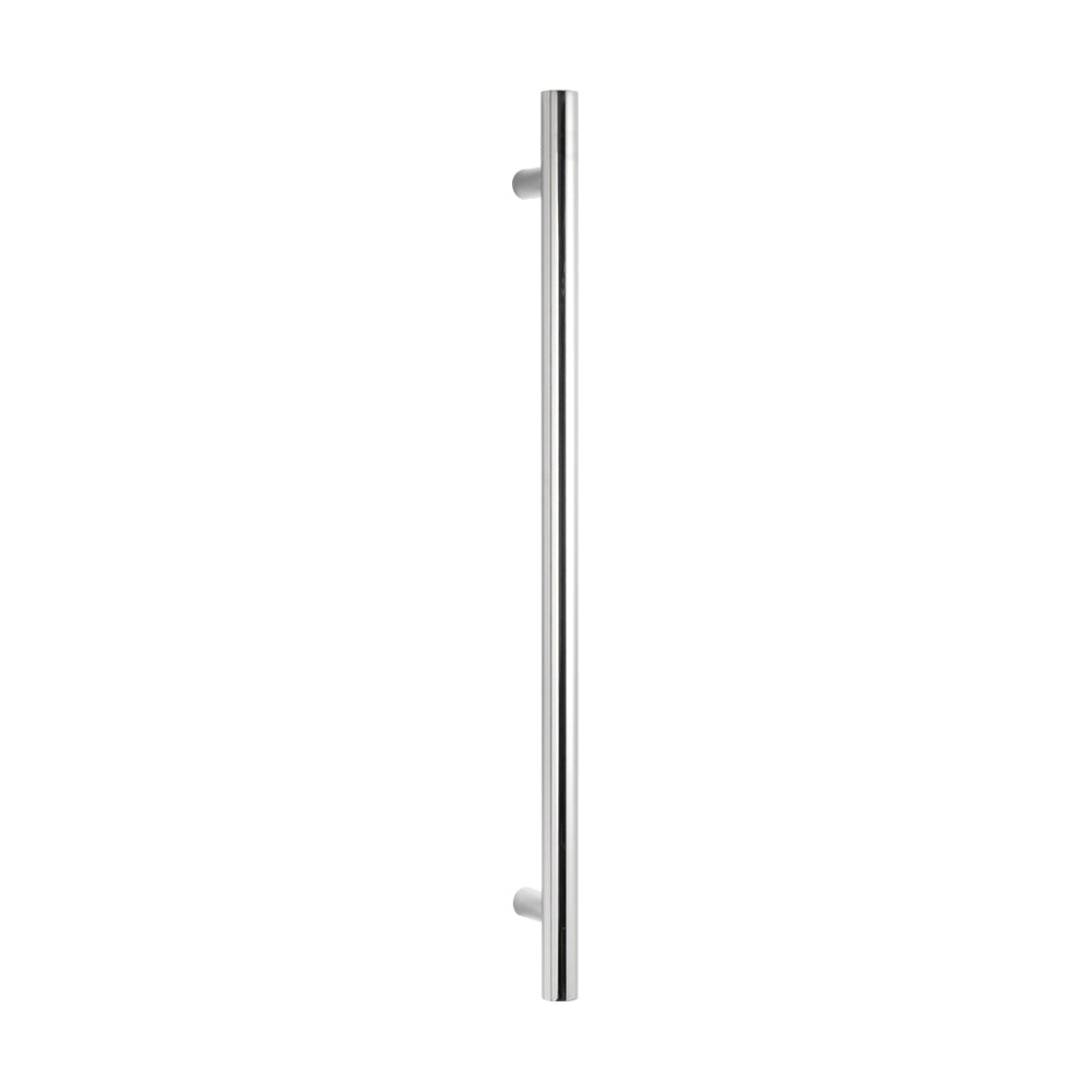 Non-Heated Vertical Heated Towel Bar - Cool Brushed Nickel - 950mm