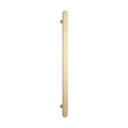Flat Bar Vertical Heated Towel Bar - Light Gold - 930mm