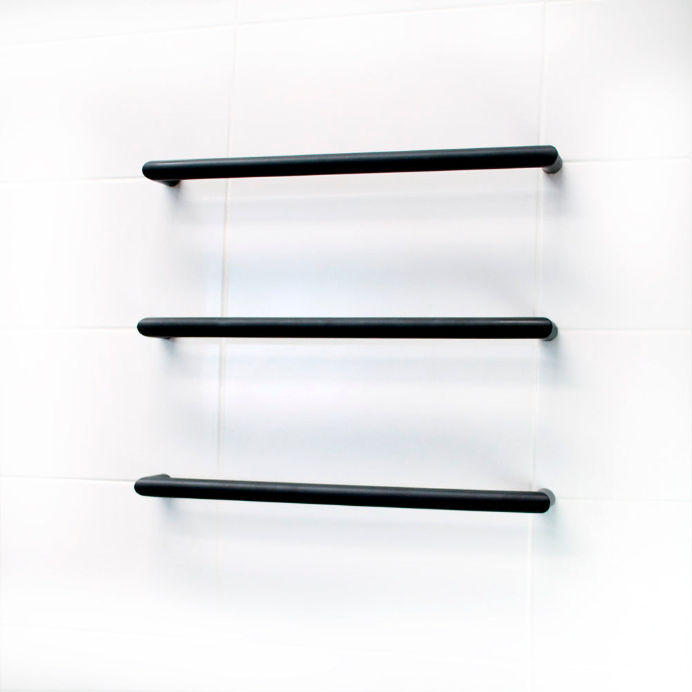 12V Single Bar Round BLACK 650mm