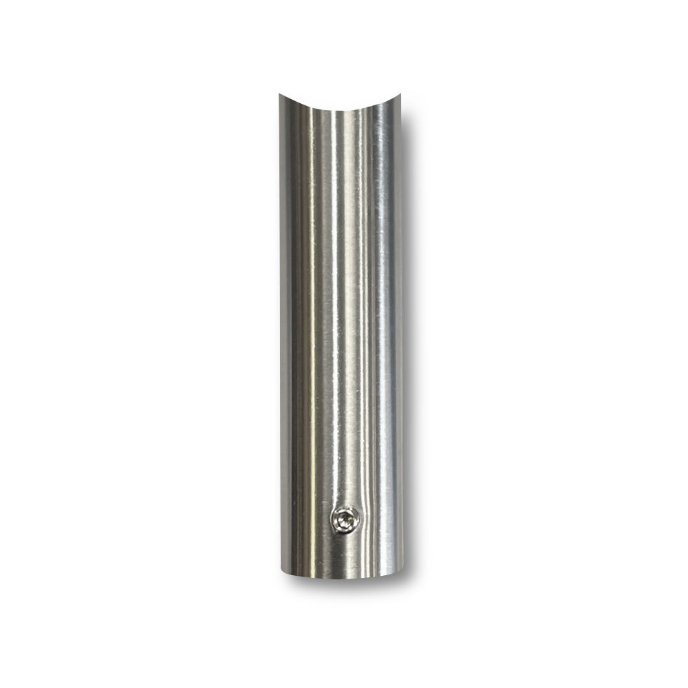 70mm Fixing Leg for Round Bar Ladder Rails - Mirror Polished