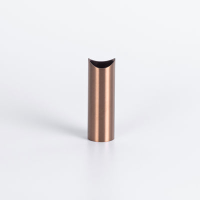 Radiant 70mm Fixing Leg for Round Bar Ladder Rails - Brushed Copper