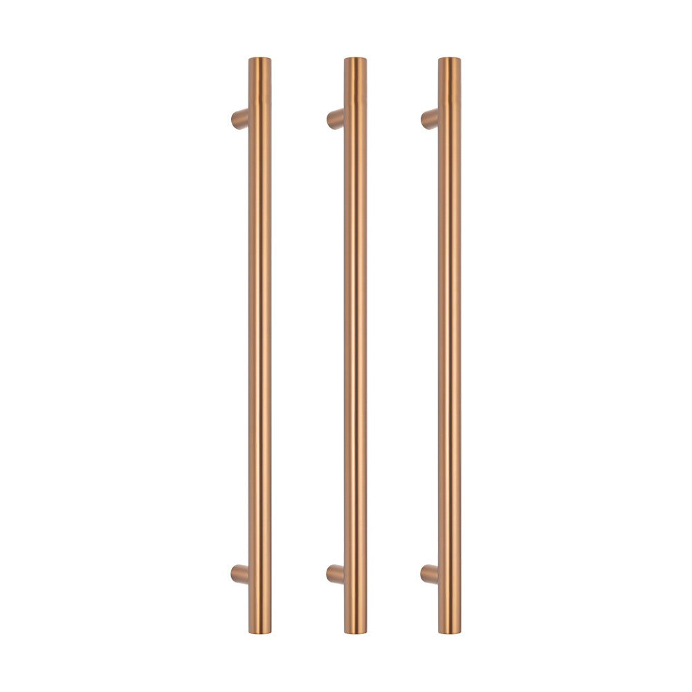 Radiant Non-Heated Vertical Towel Bar - Brushed Bronze - 950mm ｜ Ideal Bathroom Centre