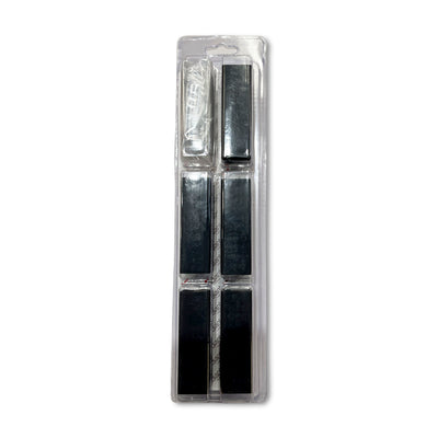 Radiant Full 80mm Bracket/Fixings Set for Square Bar Ladder Rails - Matt Black