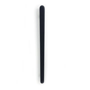 Flat Bar Vertical Heated Towel Bar - Matt Black - 930mm