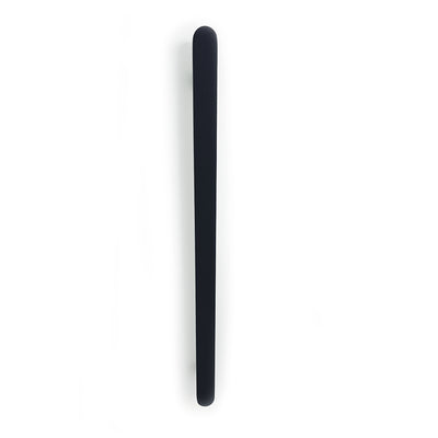 Radiant Flat Bar Vertical Heated Towel Bar - Matt Black - 930mm