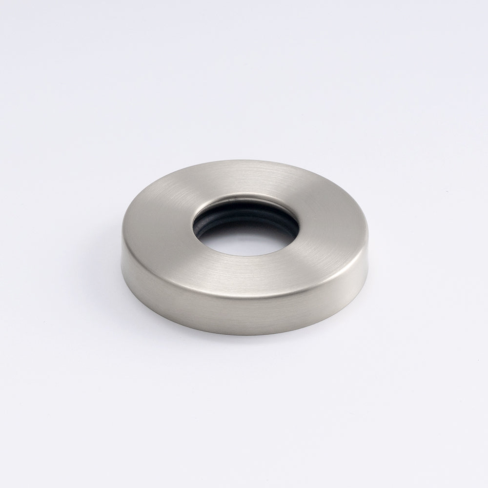 Cover Plate for Round Bar Ladder Rails - Brushed Satin