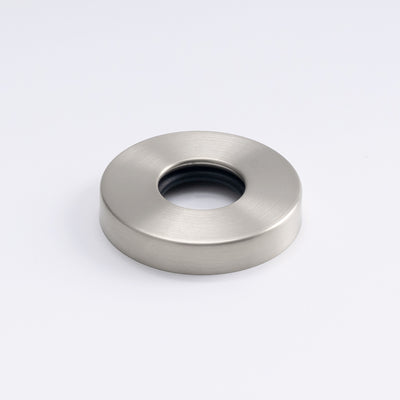 Radiant Cover Plate for Round Bar Ladder Rails - Brushed Satin