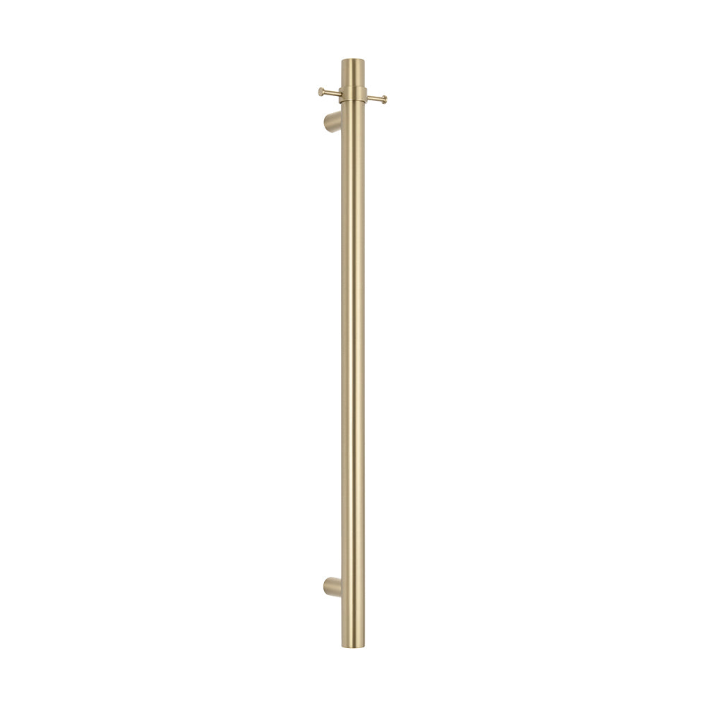 Radiant Vertical Heated Towel Bar - Light Gold - 950mm ｜ Ideal Bathroom Centre