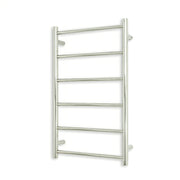 Non-Heated Towel Rail - 500 x 830mm - 6 Round Bars - Mirror Polished