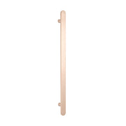 Flat Bar Vertical Heated Towel Bar - Champagne - 930mm