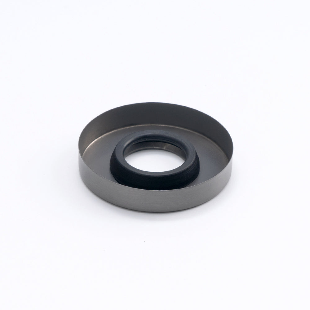 Radiant Cover Plate for Round Bar Ladder Rails - Gun Metal Grey ｜ Ideal Bathroom Centre