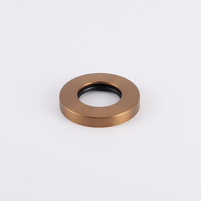 Radiant Cover Plate for Vertical Round Bar Towel Rail - Brushed Bronze