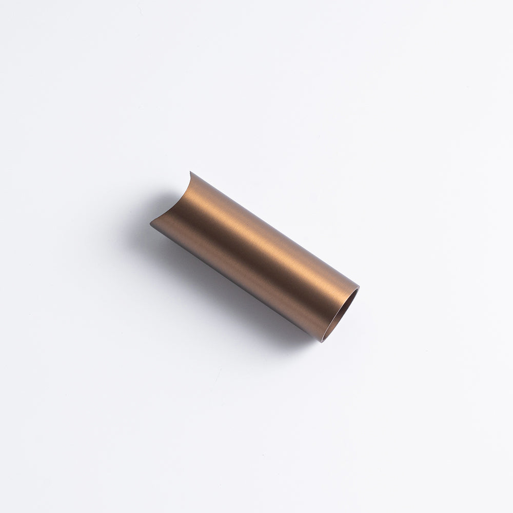 Radiant 70mm Fixing Leg for Round Bar Ladder Rails - Brushed Bronze ｜ Ideal Bathroom Centre