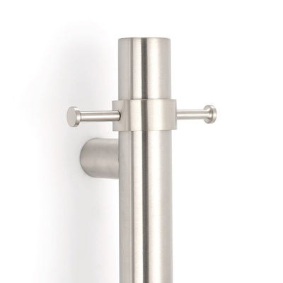 Radiant Towel Hook for Vertical Towel Bar - Cool Brushed Nickel