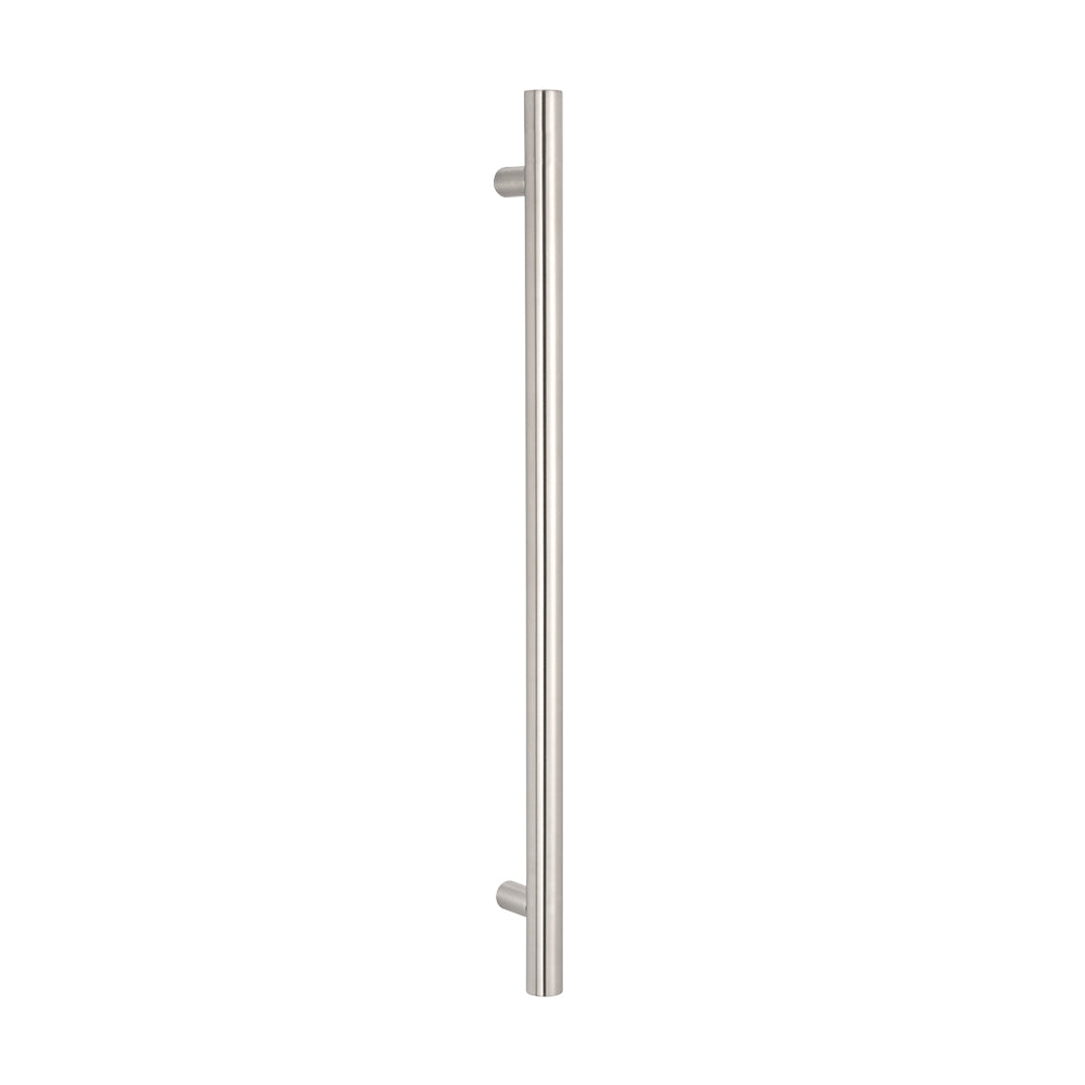 Vertical Heated Towel Bar - Brushed Satin - 950mm