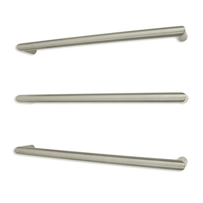 Radiant Cool Brushed Nickel 12V Single Bar Round 650mm