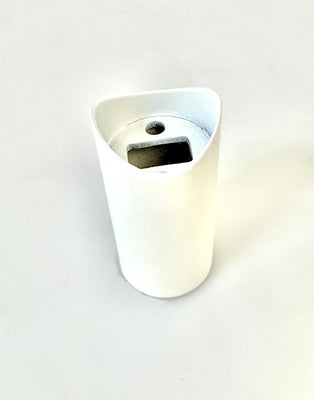 Radiant Extension Leg for Round Bar Vertical Towel Rail (VTR) - Matt White