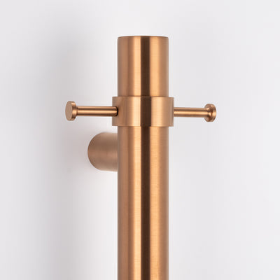 Radiant Towel Hook for Vertical Towel Bar - Brushed Copper