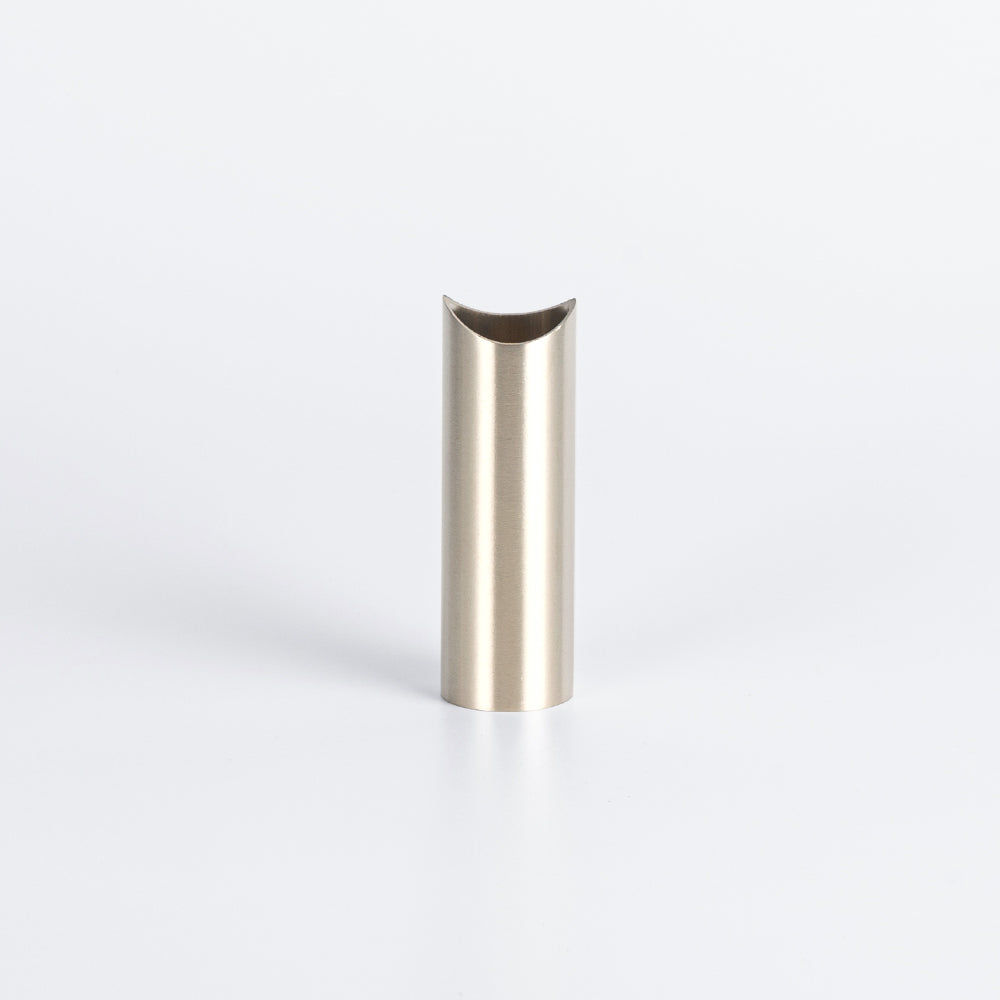 70mm Fixing Leg for Round Bar Ladder Rails - Warm Brushed Nickel