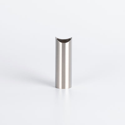 Radiant 70mm Fixing Leg for Round Bar Ladder Rails - Cool Brushed Nickel