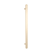 Flat Bar Vertical Heated Towel Bar - Warm Brushed Nickel - 930mm