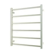 Radiant Non-Heated Towel Rail - 700 x 830mm - 6 Square Bars - Mirror Polished ｜ Ideal Bathroom Centre