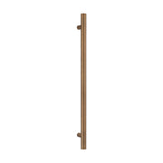 Non-Heated Vertical Towel Round Bar - Antique Brass - 950mm