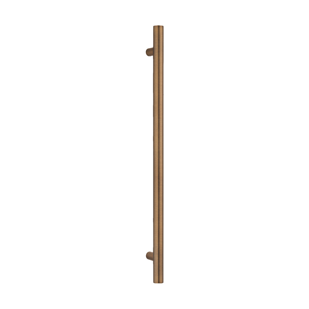 Non-Heated Vertical Towel Round Bar - Antique Brass - 950mm
