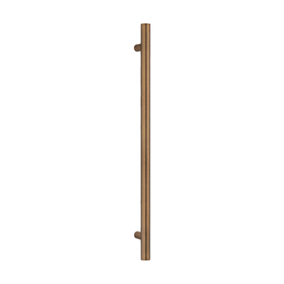 Radiant Non-Heated Vertical Towel Round Bar - Antique Brass - 950mm