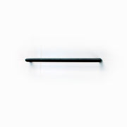 Non-Heated Black Single Round Bar Towel Rail - 800mm