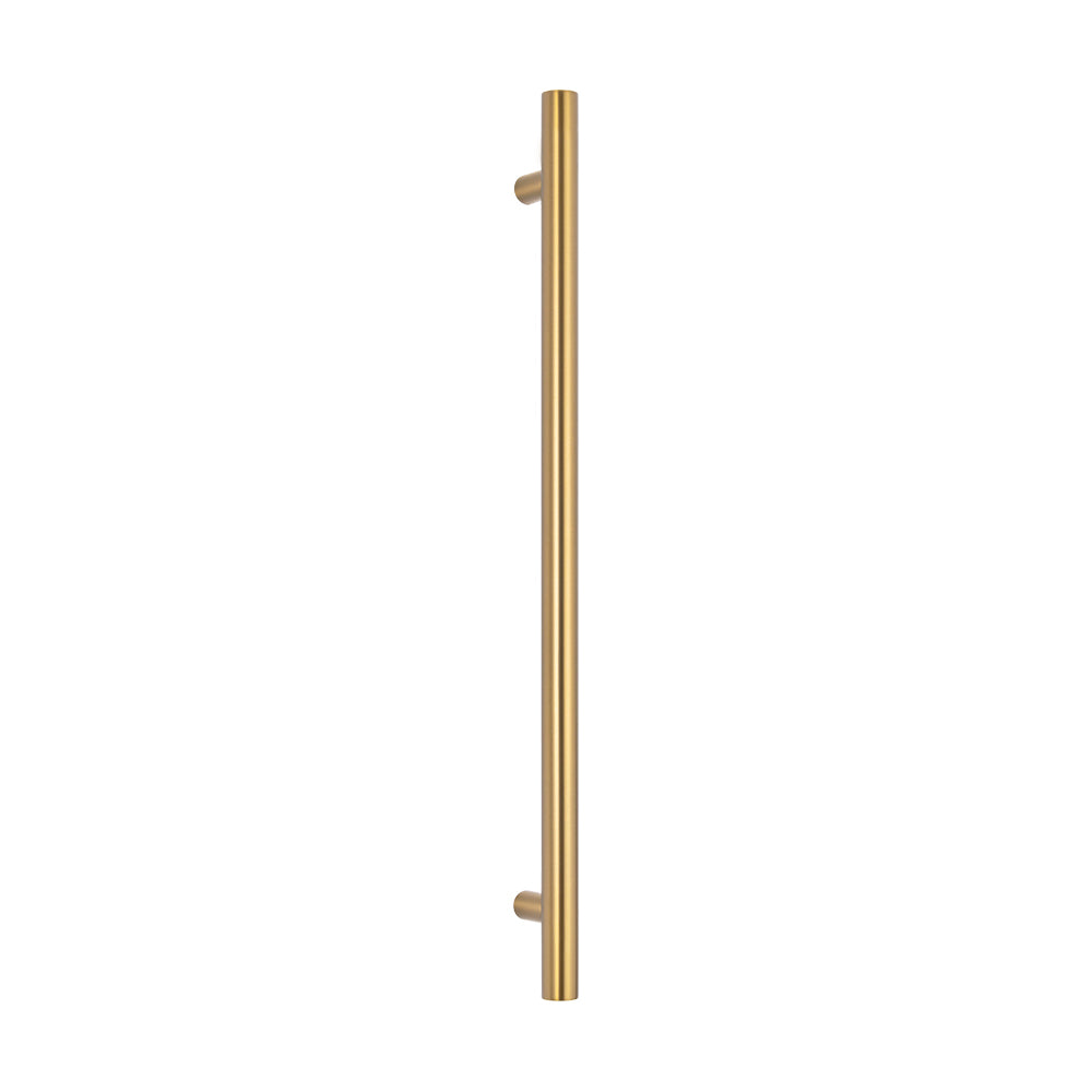 Radiant Vertical Heated Towel Bar - Brushed Gold - 950mm ｜ Ideal Bathroom Centre