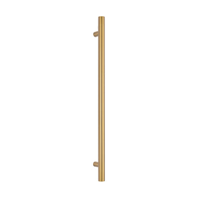 Radiant Vertical Heated Towel Bar - Brushed Gold - 950mm