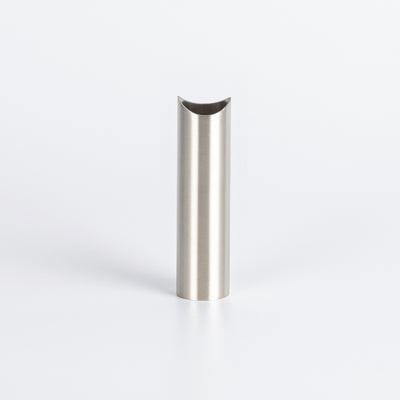 Radiant 90mm Fixing Leg for Round Bar Ladder Rails - Cool Brushed Nickel