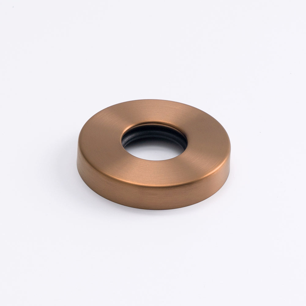 Cover Plate for Round Bar Ladder Rails - Brushed Bronze