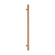 Radiant Non-Heated Vertical Towel Bar - Brushed Bronze - 950mm ｜ Ideal Bathroom Centre