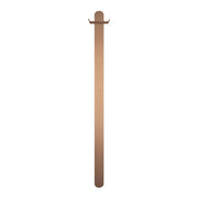Flat Bar Vertical Heated Towel Bar - Sunset Bronze - 930mm