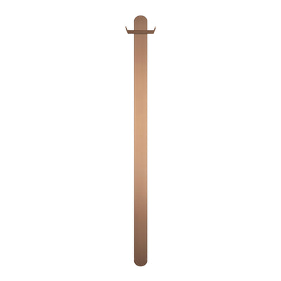 Radiant Flat Bar Vertical Heated Towel Bar - Sunset Bronze - 930mm