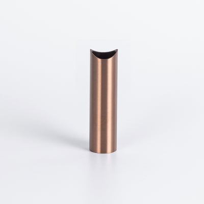 Radiant 90mm Fixing Leg for Round Bar Ladder Rails - Brushed Copper