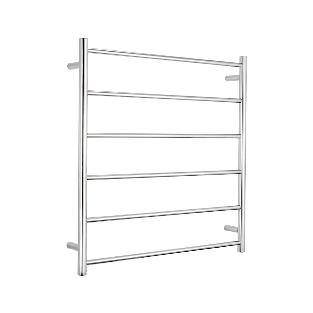Radiant Non-Heated Towel Rail - 800 x 830mm - 6 Round Bars - Mirror Polished ｜ Ideal Bathroom Centre