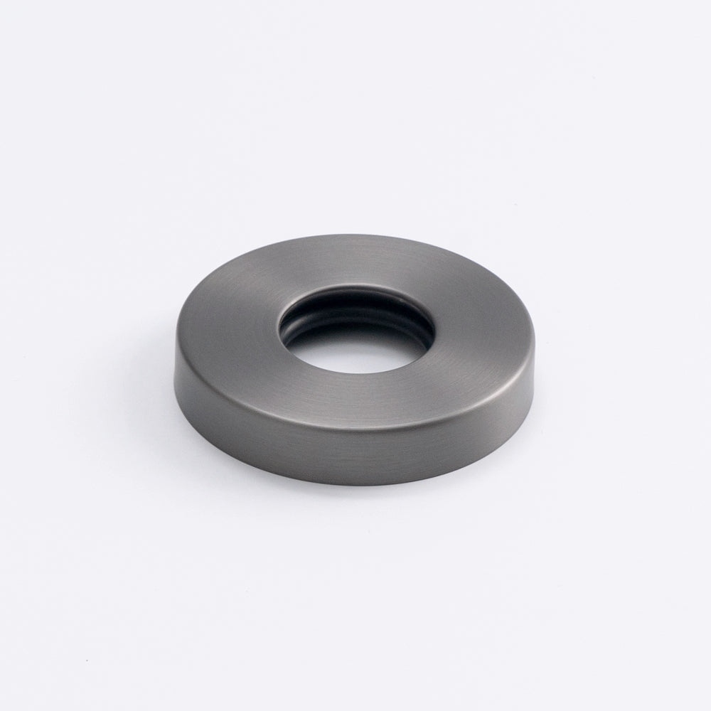 Radiant Cover Plate for Round Bar Ladder Rails - Gun Metal Grey ｜ Ideal Bathroom Centre