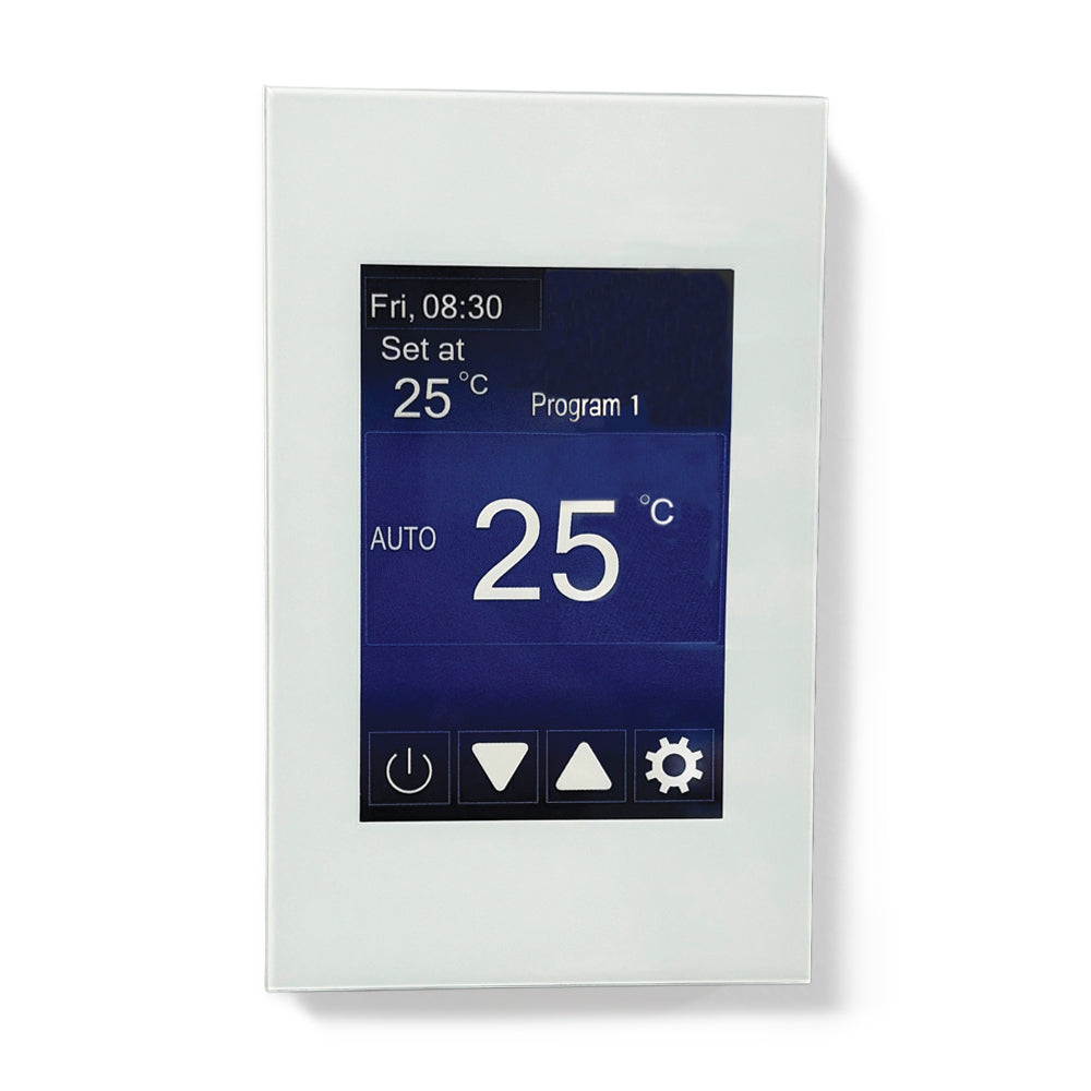 Premium Universal Touchscreen Dual Digital Timer/Thermostat - White (Vertical & Horizontal)