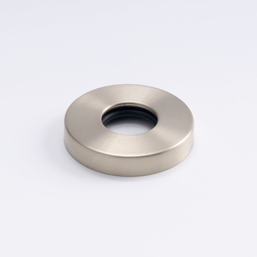 Cover Plate for Round Bar Ladder Rails - Brushed Nickel