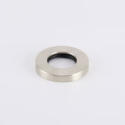 Radiant Cover Plate for Vertical Round Bar Towel Rail - Cool Brushed Nickel ｜ Ideal Bathroom Centre