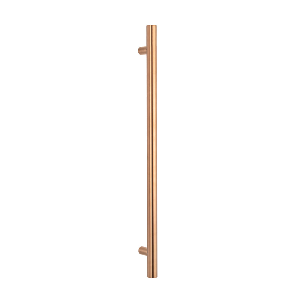 Non-Heated Vertical Heated Towel Bar - Brushed Copper - 950mm